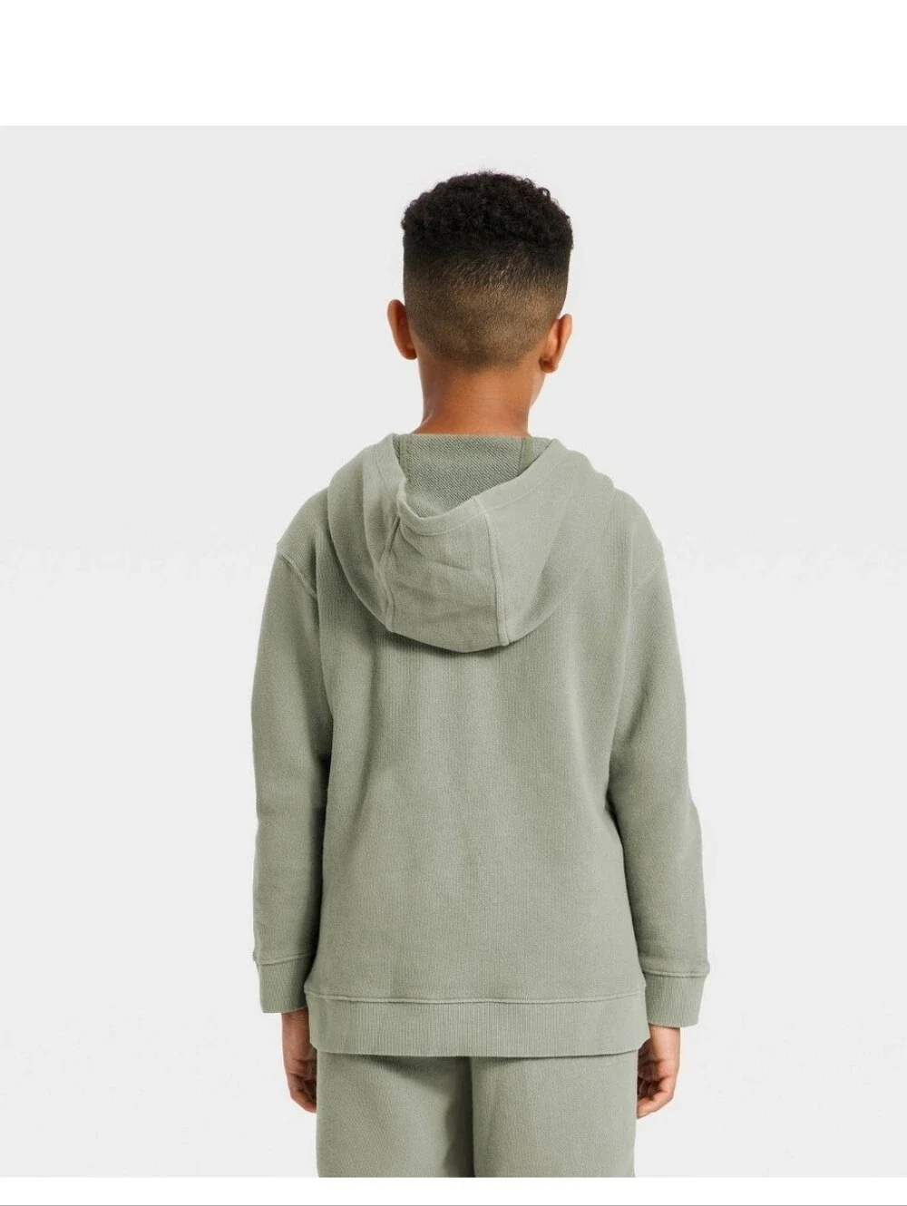 New!All In Motion Boys Sage Green French Terry Hoodie & Shorts Set Y2K Cottageco